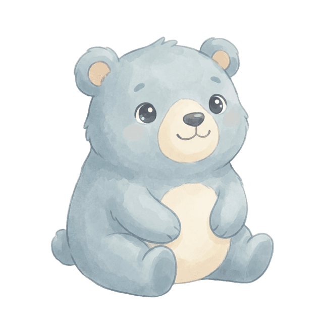 Bear mascot representing the weight of anxiety by MBTI type, PersonaDepth